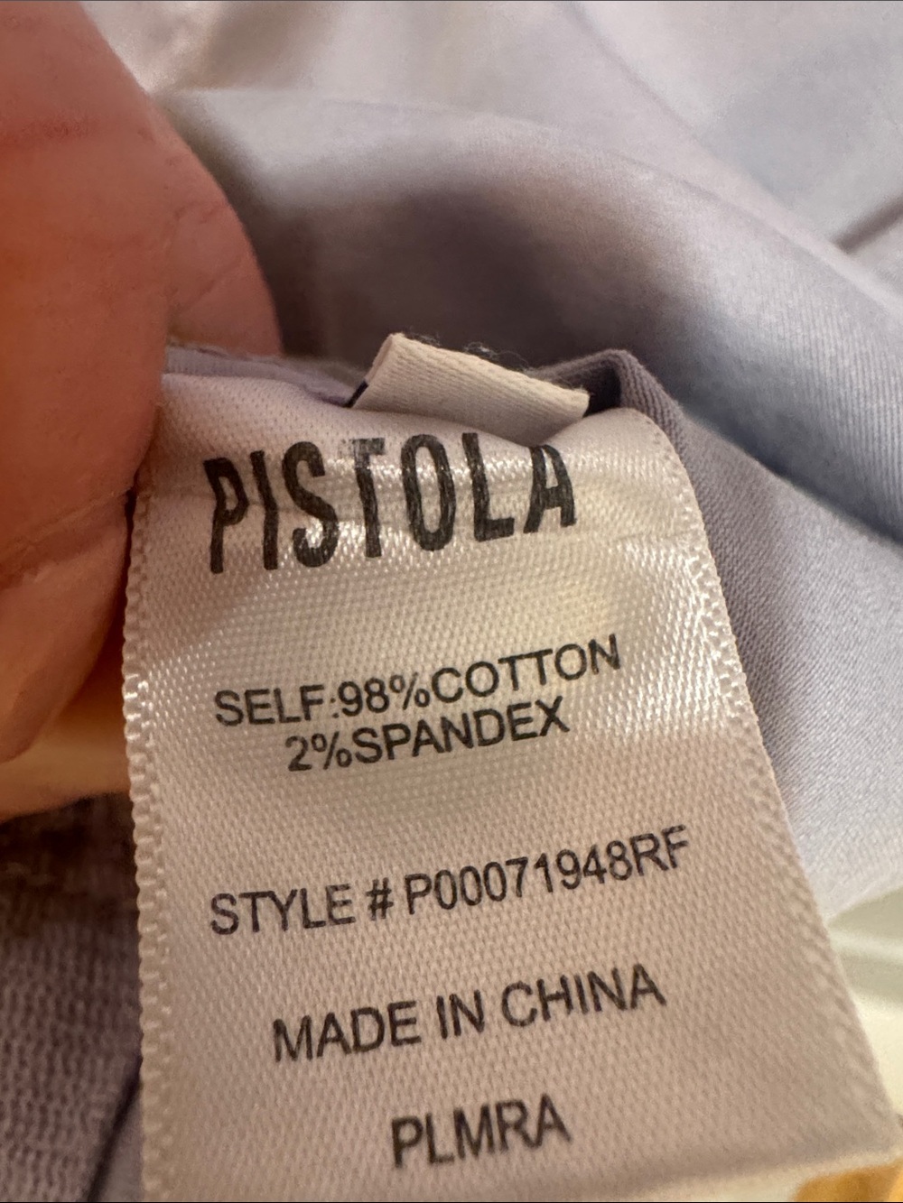 Pistola Size Small Button-Front Jumper in Dusty Lavender - Picture 11 of 16